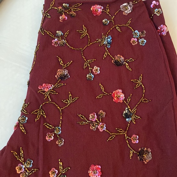 AFTER 5 ONE SHOULDER TOP WITH PANTS TO MATCH. - Picture 2 of 9